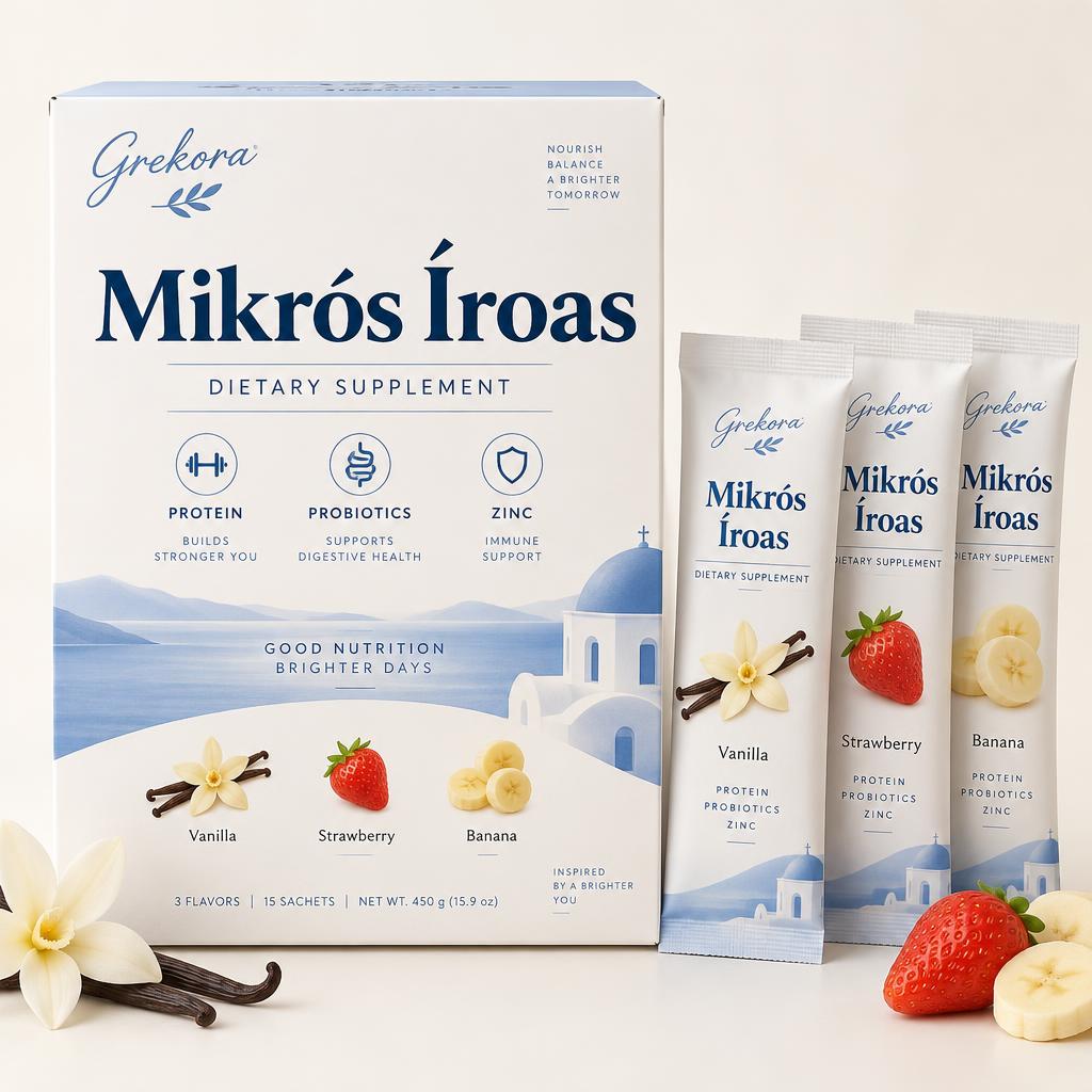Mikrós Íroas συσκευασία — μπροστινή όψη